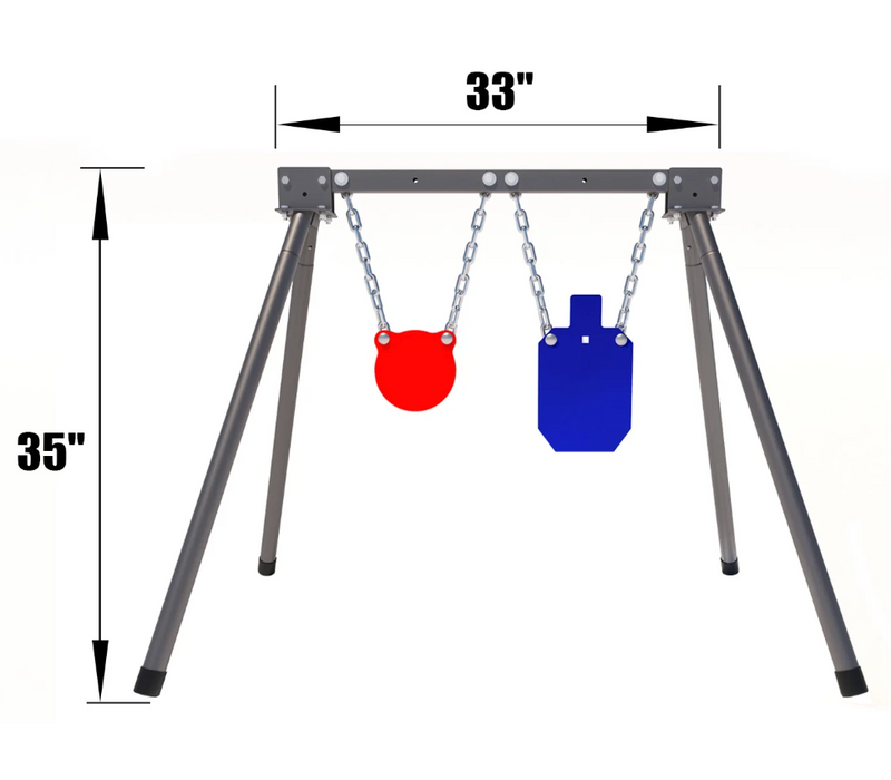 AIMPULSE Training Target System – Complete AR500 Steel Target Kit
