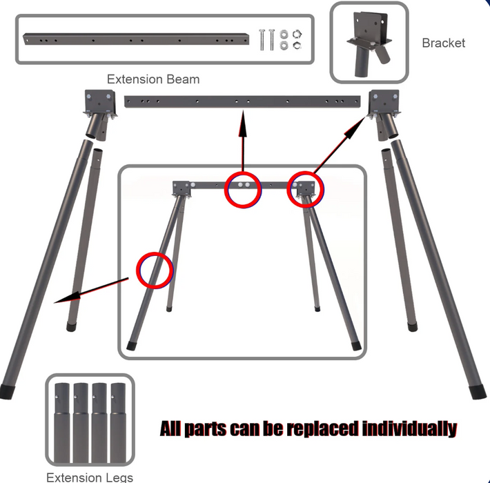 AIMPULSE Training Target System – Complete Set with Stand, Chains & 4 AR500 Steel Targets