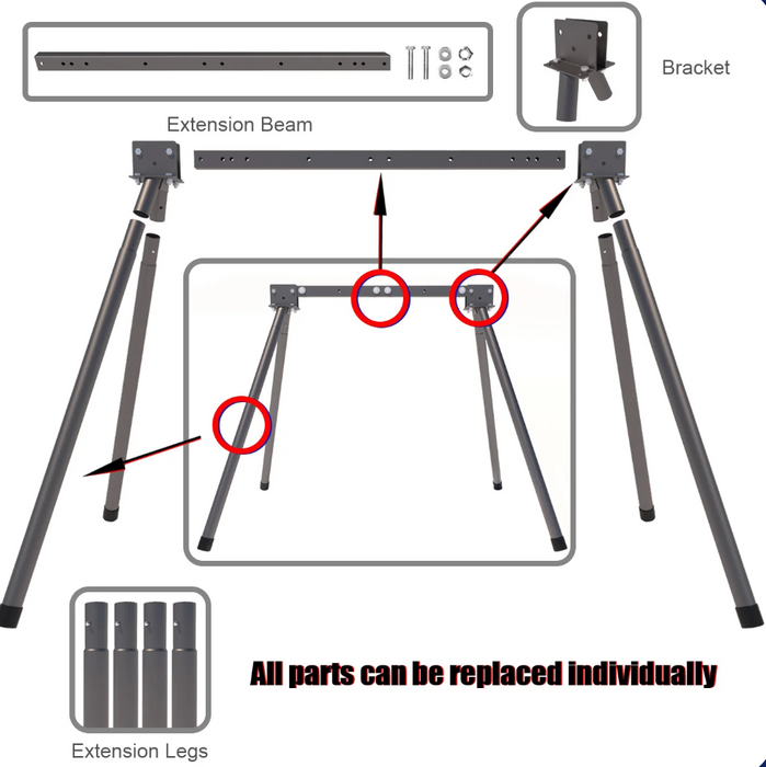 AIMPULSE Training Target System – Complete Set with Stand, Chains & 4 AR500 Steel Gong Targets