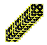 EZ-Aim Splash Reactive Target SPOT Paper Hanging 12" x 12" Black/Yellow 12 PK — image 1