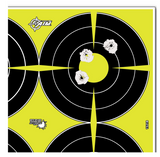 EZ-Aim Splash Reactive Target SPOT Paper Hanging 12" x 12" Black/Yellow 12 PK — image 2