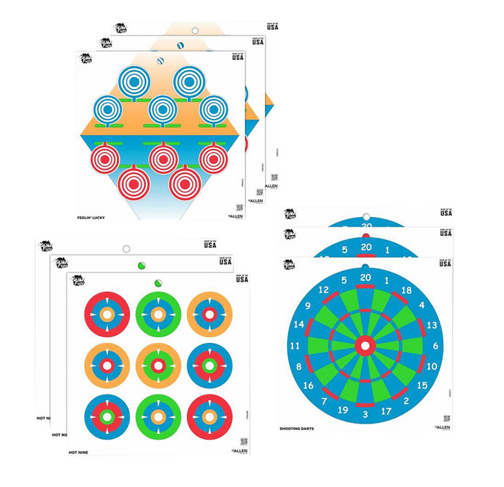 EZ-Aim Plinking The Day Away Paper Works w/Handgun/Shotgun/Airsoft Gun/BB Guns/Pellet Gun