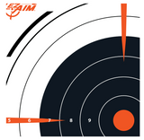 EZ-Aim Bullseye Hanging Paper 12" x 12" Black/White 13 Per Pack — image 2