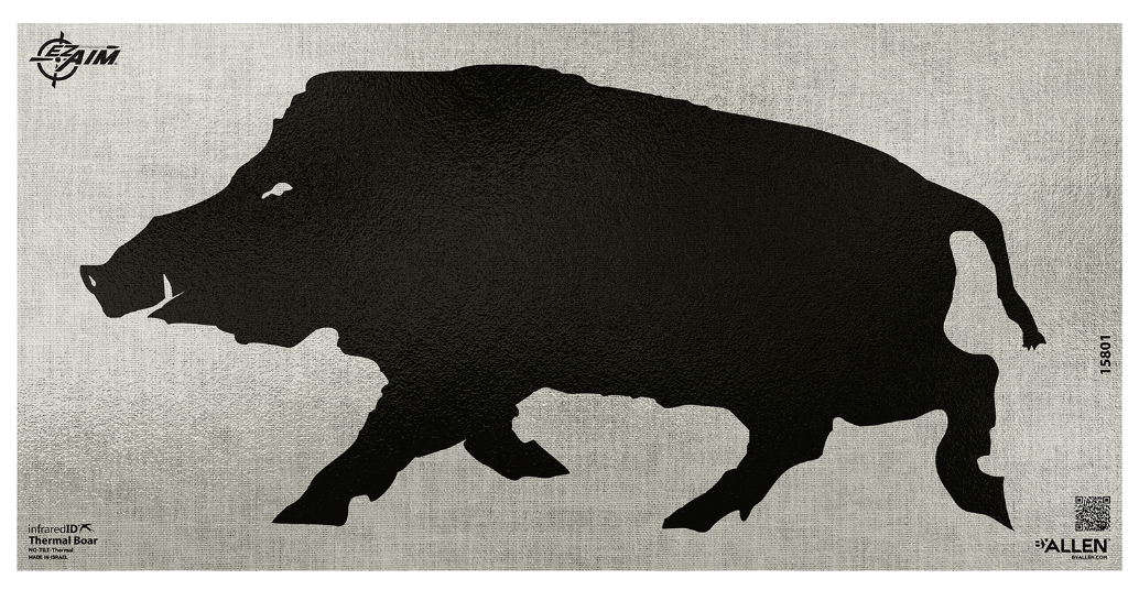 EZ-Aim Boar Thermal ID Paper 24" x 12" Black/Gray