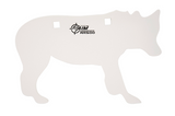 EZ-Aim Shooting Silhouette Coyote 0.38" Thickness White — image 1