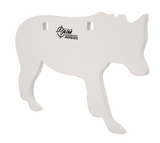 EZ-Aim Shooting Silhouette Coyote 0.38" Thickness White — image 2