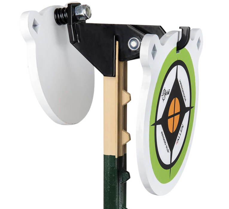 EZ-Aim Fence Topper Gong Hook & Recoil Spring Black/Brown Steel 7"