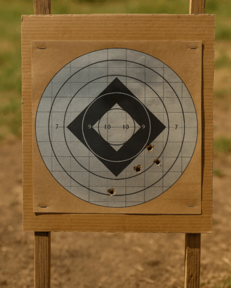 Upright Thermal Bullseye Target Decal Kit – KIT 3EA