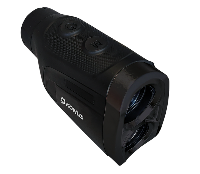 Konus 7316 RF-1200 LRF 6x25mm 1320 yds Max Distance Black Rubber Armor