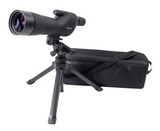 Firefield FF11018K Spotting Scope Kit 20-60x 60mm Black Rubber Armor Angled Body BaK-4 Roof Prism & Straight Eye Piece — image 1