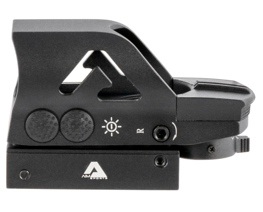 Aim Sports RT506C Full-Size Reflex Sight Matte Black 1x34mm Red/Green Multi Reticle