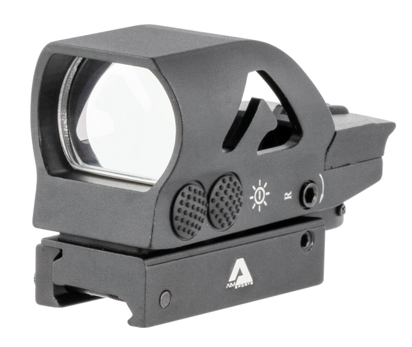 Aim Sports RT506C Full-Size Reflex Sight Matte Black 1x34mm Red/Green Multi Reticle