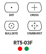 Aim Sports RT503F Full-Size Reflex Sight Matte Black 1x33mm Red/Green Multi Reticle — image 3
