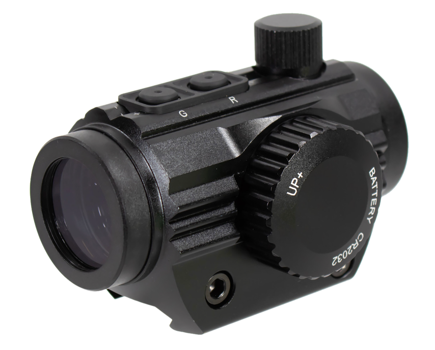 Aim Sports RD120PE Micro Dot 5 MOA Black Anodized 1x20mm Red/Green Dual Illuminated