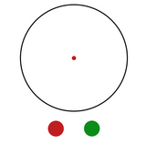 Aim Sports RD120PE Micro Dot 5 MOA Black Anodized 1x20mm Red/Green Dual Illuminated — image 3