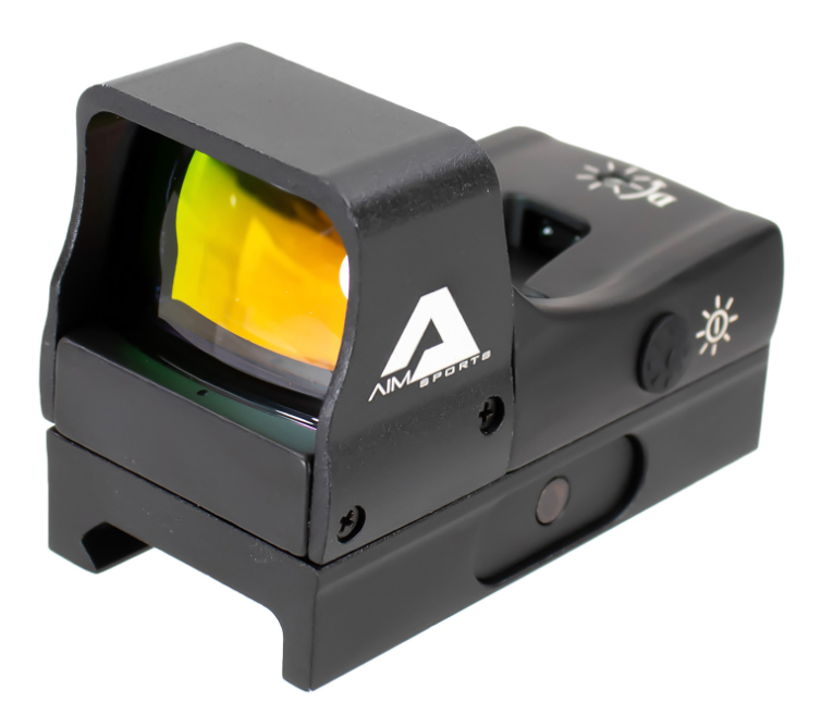 Aim Sports RT5C1 Compact Reflex Sight Matte Black 1x27mm 3.5 MOA Red Dot