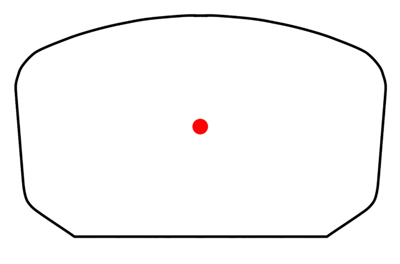 AmeriGlo HVN02 Haven Matte Black 1x 5 MOA Red Dot