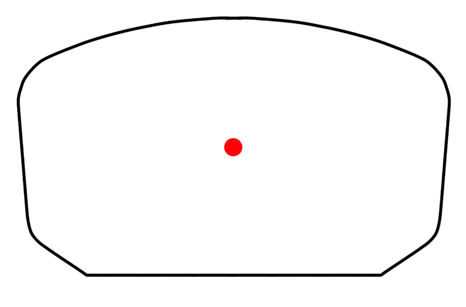 AmeriGlo HVN02 Haven Matte Black 1x 5 MOA Red Dot