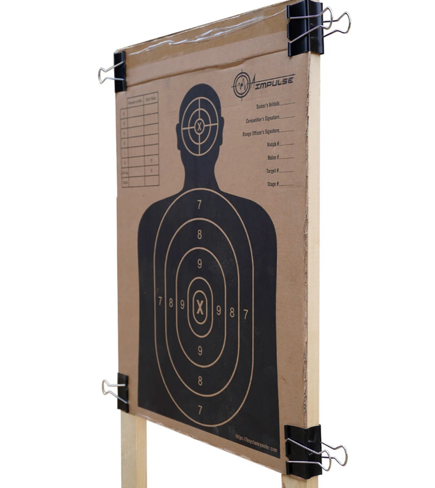 AIMPULSE Paper Target Stand Base – Universal & Adjustable 2 Pack