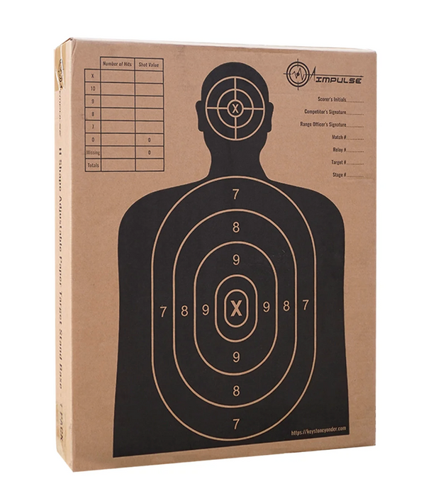 AIMPULSE Paper Target Stand Base – Universal & Adjustable 2 Pack