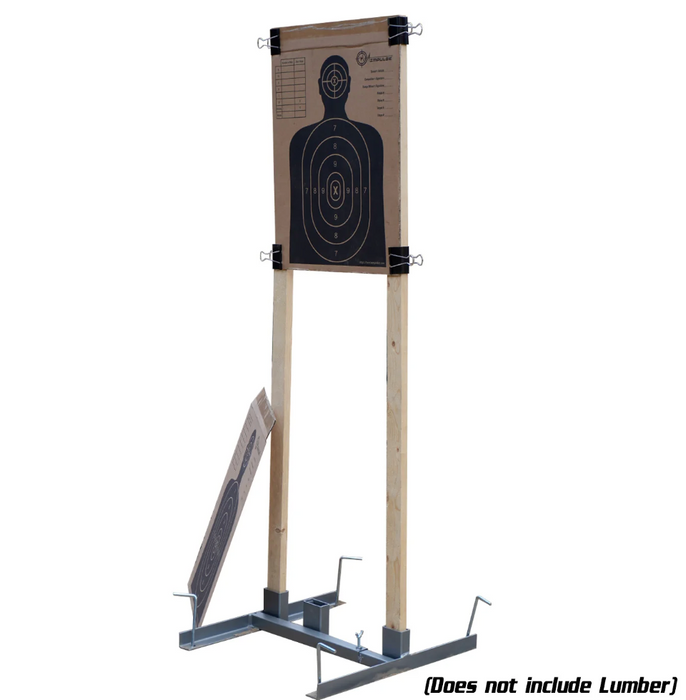 AIMPULSE Paper Target Stand Base – Universal & Adjustable 2 Pack