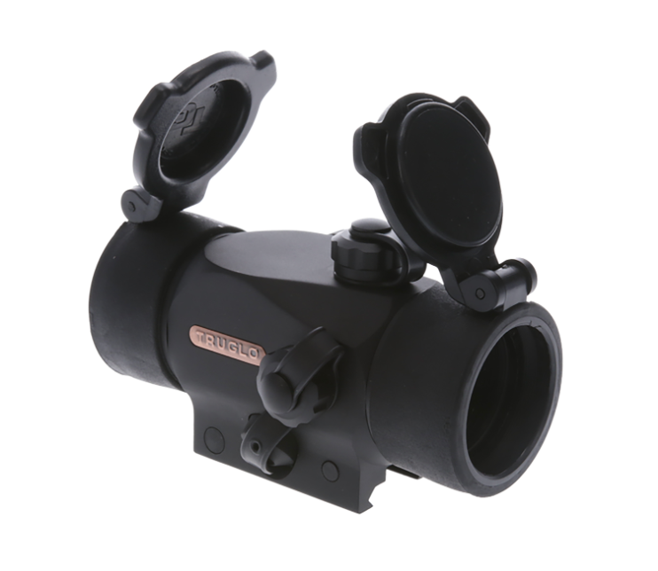 TruGlo TG8230B Triton Black Anodized 1 x 30 mm 5 MOA Tri•Color Red/Green/Blue Dot
