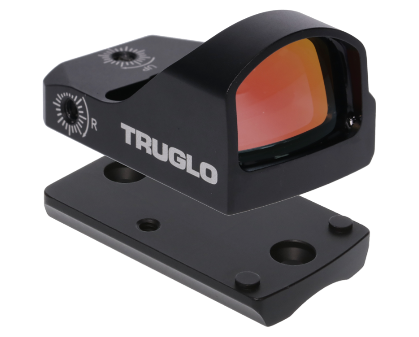 TruGlo TG8200B3 Tru•Tec Micro Black Anodized 1 x 23 mm x 17 mm 3 MOA Red Dot Remington 870/1100