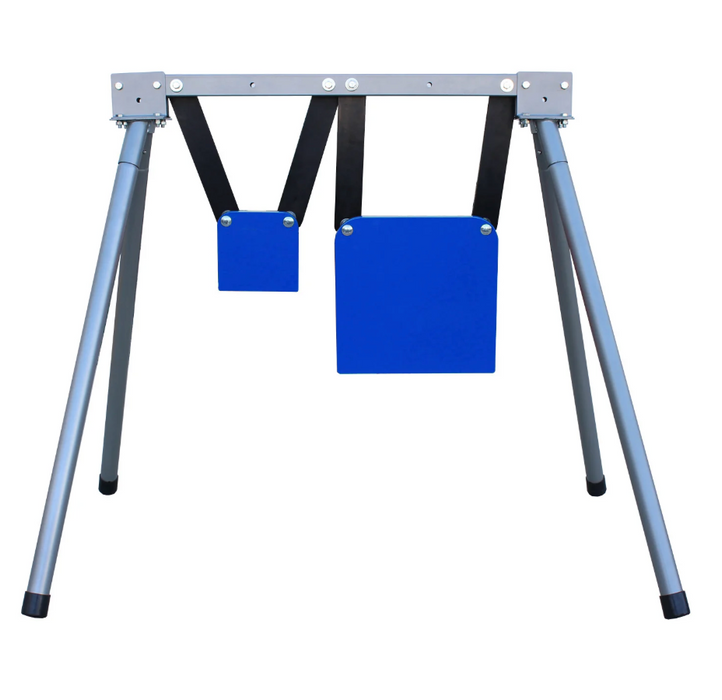 AIMPULSE AR500 Steel Target Set – 6" & 12" Square Shooting Plates, 1/2" Thick with Heavy-Duty Rubber Straps & Target Stand