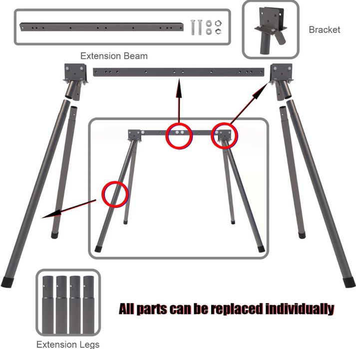 AIMPULSE AR500 Steel Target Set – 6" & 12" Square Shooting Plates, 1/2" Thick with Heavy-Duty Rubber Straps & Target Stand