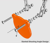 Top Tier Biz AR500 Steel Targets System 3/8 Inch Thick Complete Steel Shooting Target System/Gong & Torso — image 4