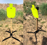 Top Tier Biz Target Stand System - AR500 Steel Target with 2x4 Mount Kit - 12x20 Torso — image 4