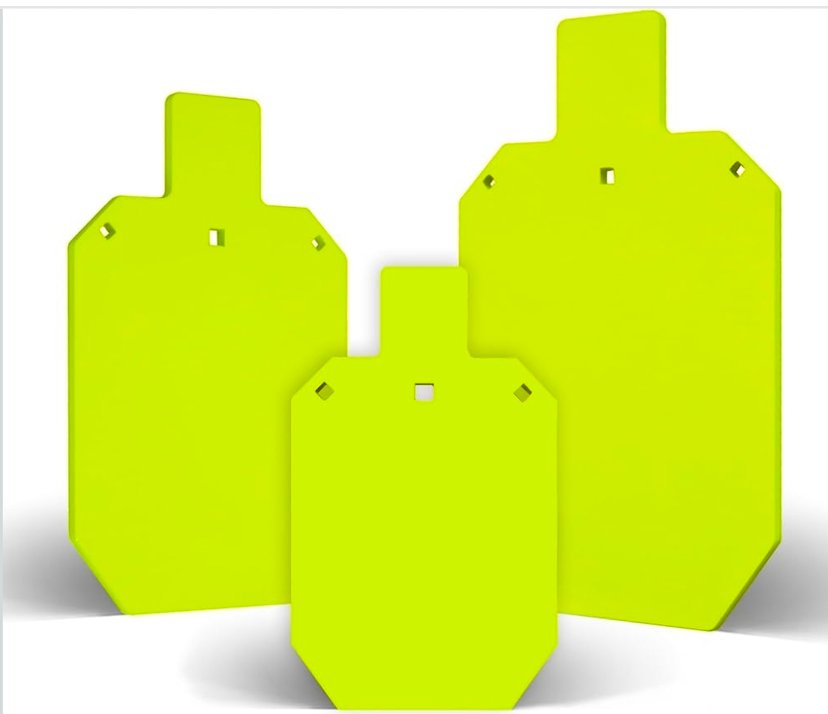 Top Tier Biz AR500 3/8" Torso Target 3 Plate Bundle