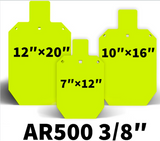 Top Tier Biz AR500 3/8" Torso Target 3 Plate Bundle — image 2