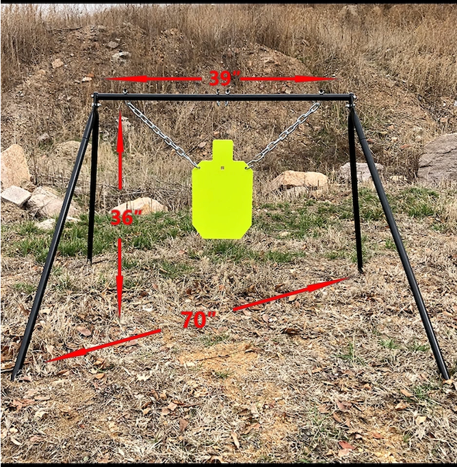 Top Tier Biz AR500 10x16 Torso target with stand & mounting kit