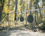 Angry Hornet Range Ready Kit: 3/8" AR500 3 gong set plus stand — image 3