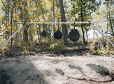 Angry Hornet Range Ready Kit: 3/8" AR500 3 gong set plus stand — image 1