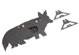 Double Tap Industries Coyote Reactive AR500 Steel Target with Vital — image 7