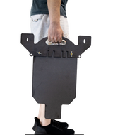 Double Tap Industries 3/8" AR500 Silhouette Target with Modular Base- 2 sizes available — image 6