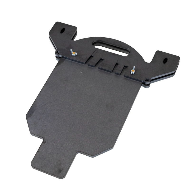 Double Tap Industries 3/8" AR500 Silhouette Target with Modular Base- 2 sizes available