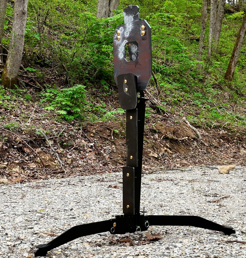 Double Tap Industries Vital Strike Failure to Stop Reactive Steel Target | AR500 Self-Resetting Training Target