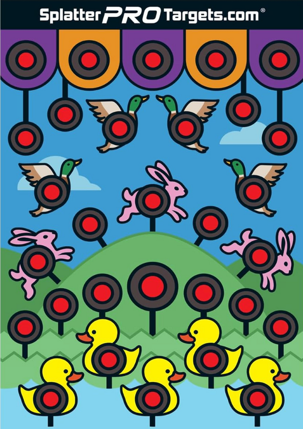 Splatter Pro Arcade Game Targets 12x18