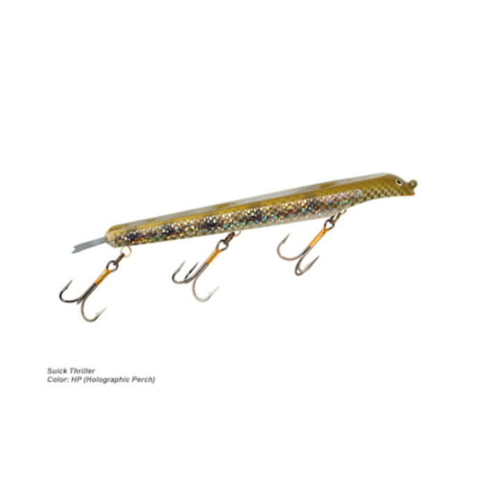 Suick Lures Weighted Holographic Fishing "Thriller" (10 inches)