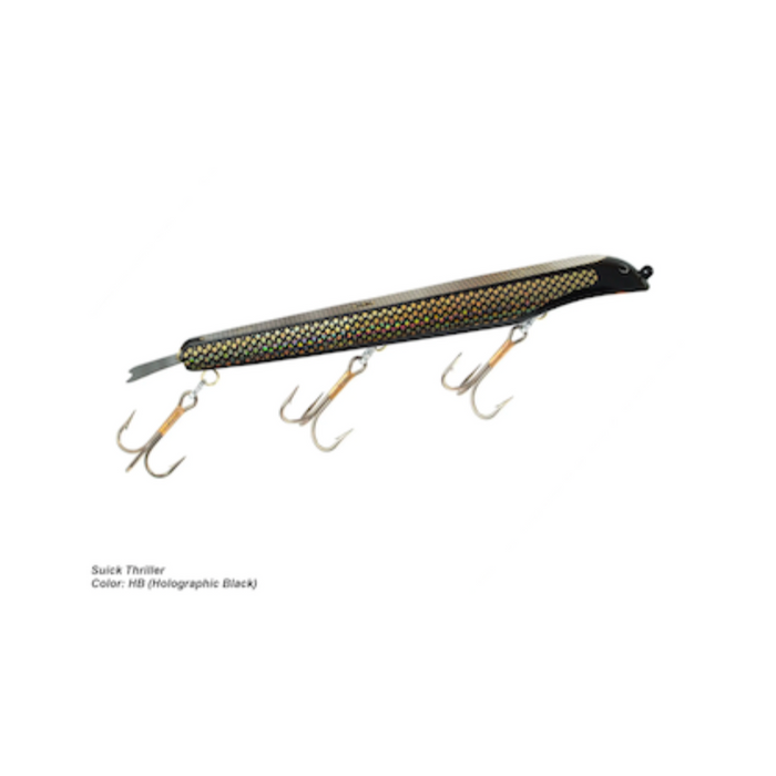 Suick Lures Weighted Holographic Fishing "Thriller" (10 inches)