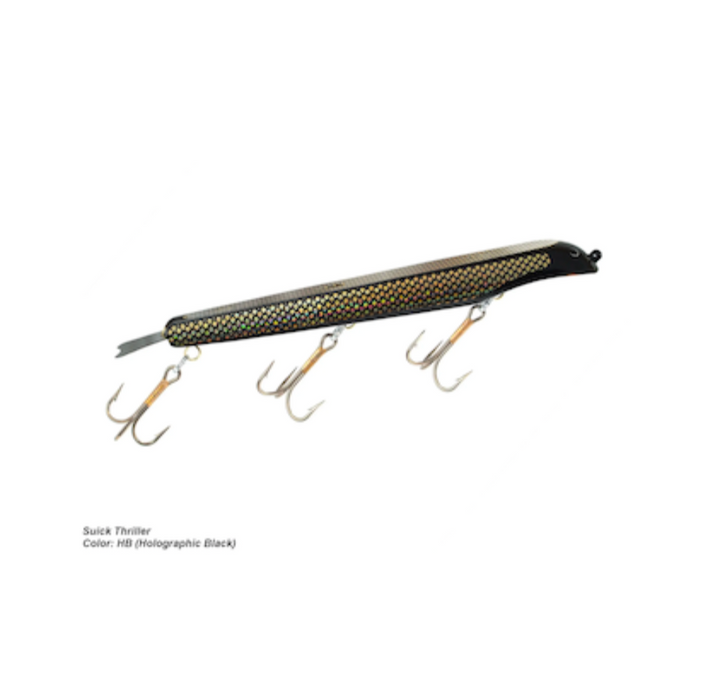 Suick Lures Weighted Holographic Fishing "Thriller" (9 inches)