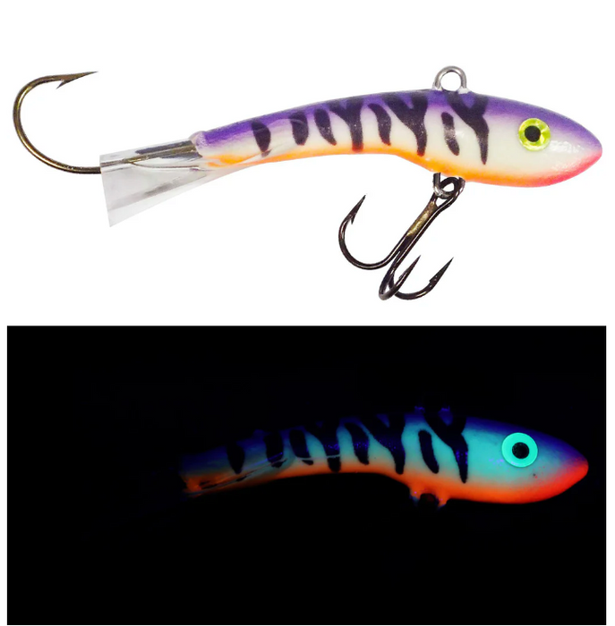 Moonshine Lures Shiver Ice Fishing Jigging Minnow Lure (#0)