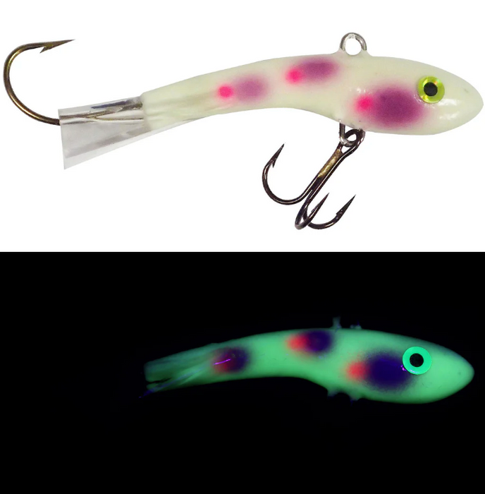 Moonshine Lures Shiver Ice Fishing Jigging Minnow Lure (#0)