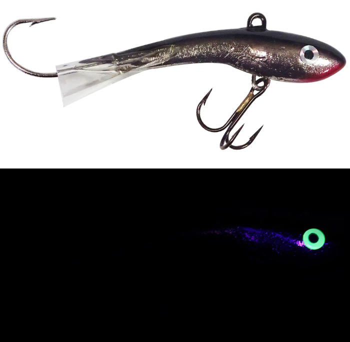 Moonshine Lures Shiver Ice Fishing Jigging Minnow Lure (#0)