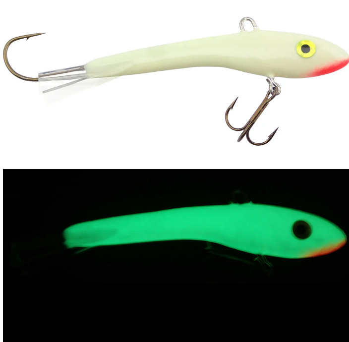 Moonshine Lures Shiver Ice Fishing Jigging Minnow Lure (#0)