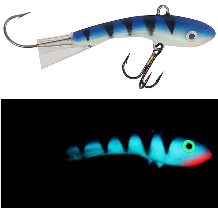 Moonshine Lures Shiver Ice Fishing Jigging Minnow Lure (#0)