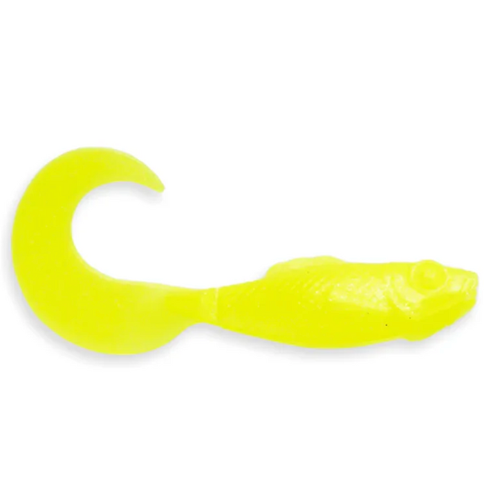 Liquid Willow Cat Jointed Curly Tail Plastic Swim Minnow (12 Pack)